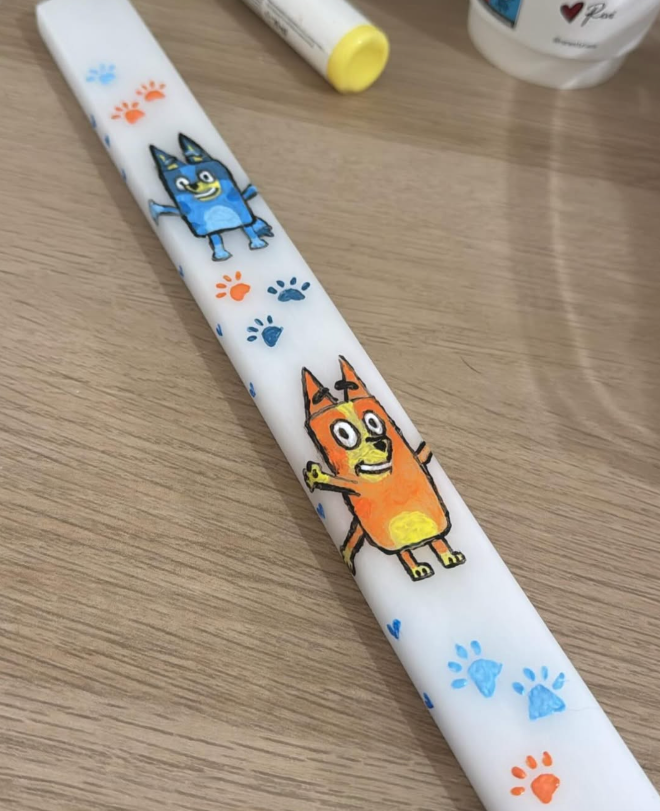 Customized easter candles