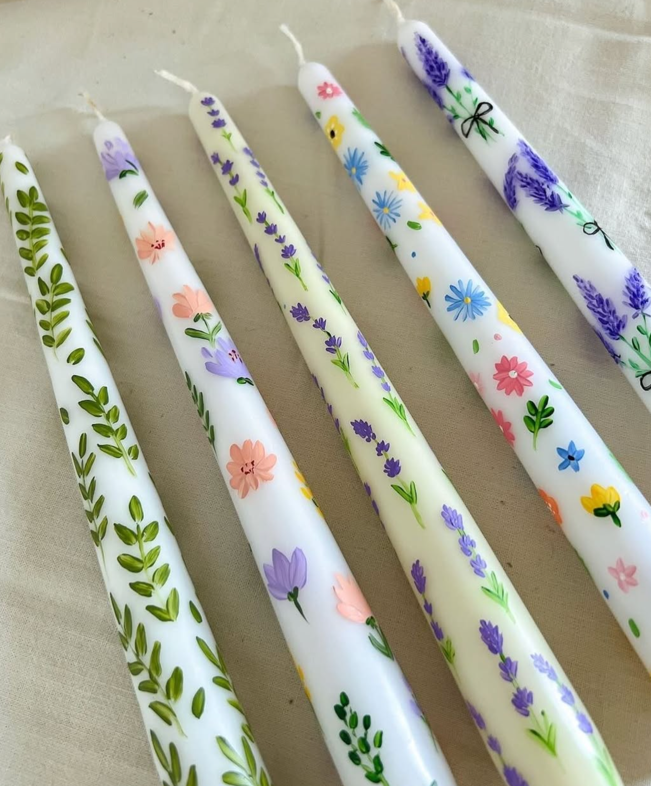 Customized easter candles