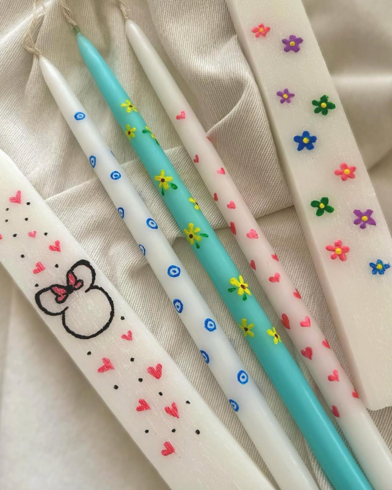 Customized easter candles